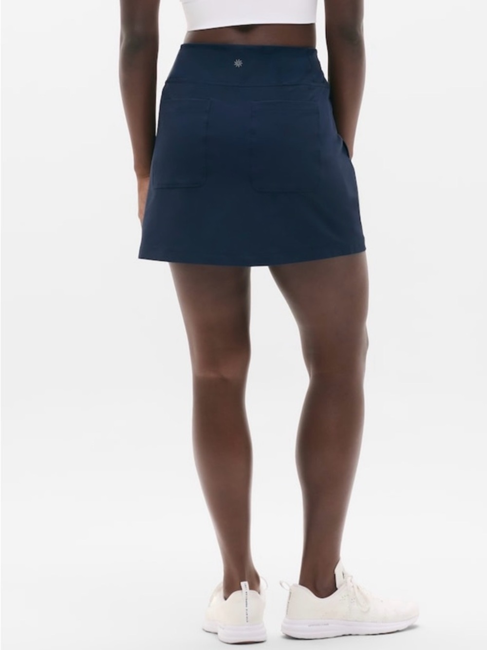 Athleta Navy Tee Time High Rise 15 “navy Blue Mini Skort - Picture 3 of 16